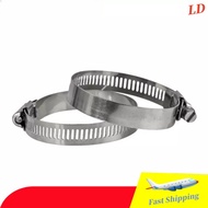 【304 Stainless Steel Hose Clamp】Worm Drive Clip with Wing Nut for Car, Boat & Plumbing -【ZHX-LD-MB-1