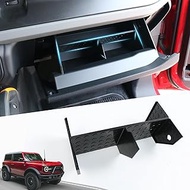 Glove Box Organizer for Ford Bronco 2021 2022 - ANMOSVO Divide the Glove Box Insert Compartment Tray