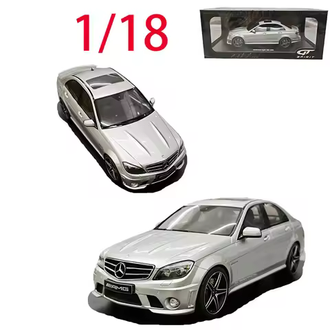 GT Spirit Diecast 1/18 Scale Mercedes Resin Car Model Mercedes AMG C63 Play Vehicles Toys for Boys O