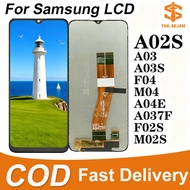 Tek.sejam LCD For SAMSUNG Galaxy A03 A02s A03s M04 F04 F02S original Lcd Touch Screen Replacement