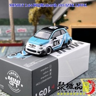 Ready Stock MINIGT 1: 64 Abarth Abarth 595 IZTK LBWK Alloy Car Model