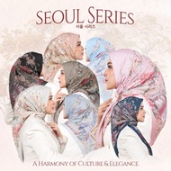 Em3 Scarf, SEOUL SERIES SQUARE HIJAB VOAL NEWEST PREMIUM MOTIF | NO LABEL Tudung Bawal