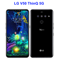 สำหรับ LG  V50 ThinQ 5G V450PM ThinQ โทรศัพท์มือถือ 5G LTE NFC โทรศัพท์มือถือ 6.4 6GB + 128GB Dual ด้านหน้า Triple 3 กล้องด้านหลังโทรศัพท์มือถือ