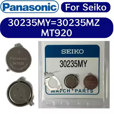 Original Panasonic 30235MY Capacitor MT920 3023.5MY 30235MZ Watch Battery for Seiko Kinetic Watch 5M