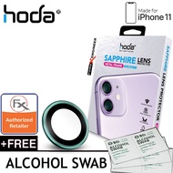 Hoda Sapphire Lens Protector for iPhone 11 - 2 pcs ( Green ) + FREE 1pcs alchohol swab