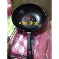 SUBRON Black Wok with Handle 32cm/ Black Wok with Handle 32cm SUBRON/Black Handle Wok Teflon 32cm SU