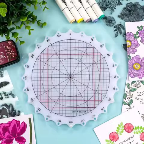 3Sizes Rotating Stamping Platform Stamping Positioning Tool Stamp&Spin Tool For Stamping Circular De