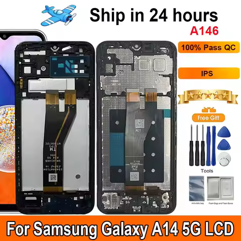 6.6‘‘For Samsung Galaxy A14 5G LCD Display Touch Panel Digitizer AAssembly WithFrame Display Replace