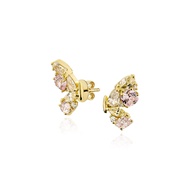 Glintz Papillon Earrings ต่างหูเงินแท้ รูปผีเสื้อ ฝังด้วยพลอย cz.