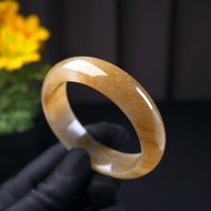 【浪漫相遇】巴西天然飄黃玉髓手鐲 | 天然玉髓 | 送禮