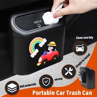 Car Trash Bin Trash Can Car Trash Bin Organizer Holder Portable Hanging Mini Wastebasket Bin