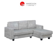 3 Seater L Shape Fabric Sofa (Free delivery)