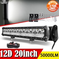 CO LIGHT 12D 20 inch Offroad Led Light Bar 420W Spot Flood Combo Beam Led Work Light 4x4 for Truck A