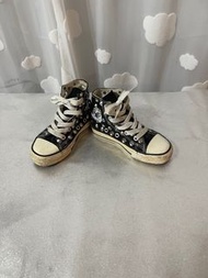 CONVERSE（ALL STAR黑色卯釘長筒鞋)