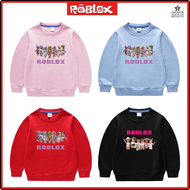 [Seui43] Spel Roblox Lente Herfst เสื้อยืดลายการ์ตูน Dunne Jongens Meisjes มีฮู้ดเสื้อยืดเด็กลายการ์
