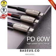 Baseus Water Drop Type C to Type C Cable QC3.0 Quick charge 60W For Samsung/Huawei 20V 3A Max