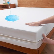 Waterproof Mattress Cover with Zipper, Ultra Soft Terry Surface, Thick Mattress Protector for Single or Double Bed