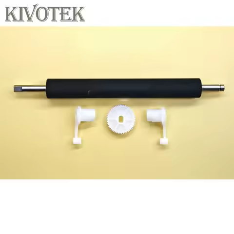 1set Platen Rubber Roller Kit with Clip /Gear for Xprinter XP-420B XP-425B XP-450B XP-460B XP-470B X