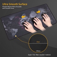 World map mousepad size 30x60 cm