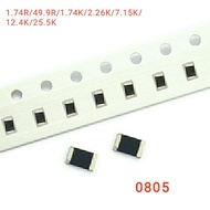 10pcs SMD Chip Resistor 0805 (1R74/49R9/1K74/2K26/7K15/12K4/25K5)