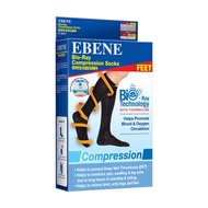 Ebene Bio-Ray Compression Socks - Black (1 Pair)