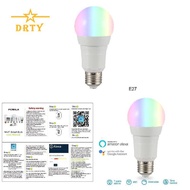 E27/B22/E14 11W WiFi Smart LED Light Bulb 16 Million Colours for Google Home Amazon Alexa