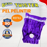 Lucsa Refill Twister Floor Spin Wringer Microfiber Cloth Wringer Twist Mop