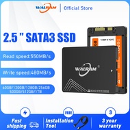 WALRAM SSD 2.5นิ้ว Solid State ฮาร์ดไดรฟ์เสริมแผ่นดิสก์ Flashdrive Hdd Otg 64GB 120GB 128GB 240GB 256GB ต้นฉบับ