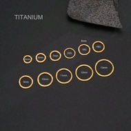 1PC 16G/18G/20G Implant Grade Titanium Hinged Hoop - Cartilage Hoop, Nose Piercing, Septum Ring, Sea