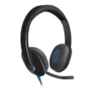 Logitech H540 Wired Headset, Stereo Headphone with Noise-Cancelling Microphone, USB, On-Ear Controls