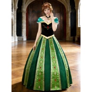 Anna Princess Dress Adult Frozen Anna Coronation Dress Day Halloween cosplay Costume