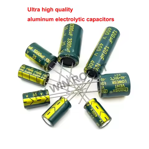 High Frequency Electrolytic Capacitor 16V 25V 35V 50V 63V 100V 400V 100UF 220UF 330UF 470UF 680UF 10