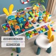 [FAST DELIVERY] Multifunction Building Block Table for Kids Huge Study Table Meja Mainan Kanak Kanak