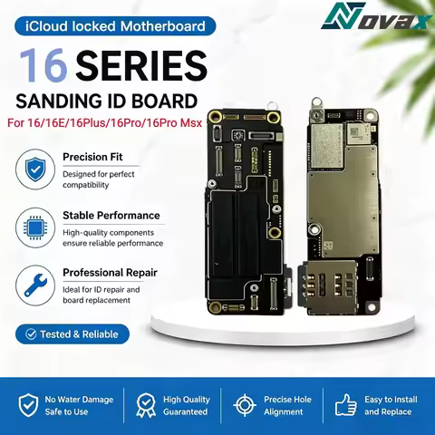 Suitable for iPhone 16 16E 16Pro boot logic board, 16PMax 16Plus iCloud lock ID motherboard, repair 