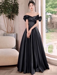 黑色晚裝 晚禮服 晚宴 新娘 謝師宴