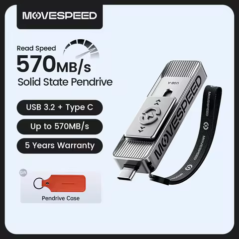 MOVESPEED SP05 570MB/s USB Type C Flash Drive 2TB 1TB 512GB 256GB 128GB OTG USB 3.2 Gen 2 Pendrive f