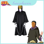 Perfect Gift For Kids Naruto Akatsuki Tobi Uchiha Obito Cosplay Costume Set