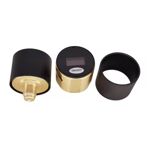 28mm High Pressure Digital Gauge EDgun Sekhmet Air Manometer For FX With 1/8''BSP, 1/8''NPT, M8X1 or