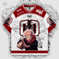 VELVOR PREMIUM OVERSIZE ANIME JERSEY - KIDS & ADULTS JERSEY - JUJUTSU KAISEN 00 SERIES NUMBER JERSEY