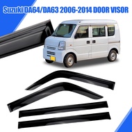 4Pcs Rain Visor for Suzuki DA64V DA64W DA63 DA17 Window Rain Deflector Suzuki DA64v Accessories
