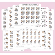 COMELS 54pcs Combo CS01~54 Daily Chores Stickers collection series