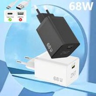 68W USB-C Wall Charger Power Adapter, Type-C Port Charging Adapter Compatible With IPhone 17/16/15/1
