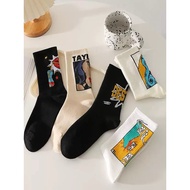 Fashionable Long Socks Graphic Pattern Super Cool