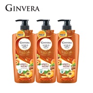 GINVERA World Spa Turkish Shower Scrub Apricot and Hazelnut 750ml x3 [Body Wash]