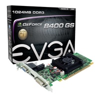 EVGA 1GB GeForce 8400 GS DirectX 10 64-Bit DDR3 PCI Express 2.0 x16 HDCP Ready Video Card Model 01G-
