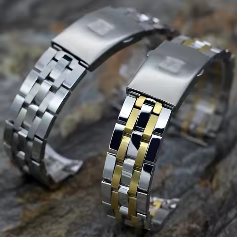 For Tissot 1853 PRC200 T17 T461 T055 T014 woman Men Fold Clasp Strap Watch Stainless Steel Watch Ban