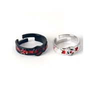 Anime Merchandise Naruto Ring Uchiha Itachi Kaleidoscope Writing Round Eye Ring Creative Open Ring