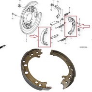 Hand brake pads hand brake crv re rm gen3 gen4 odyssey rb1 rb2 rb3 rc 2004 2005 2006 2007 2008 2009 