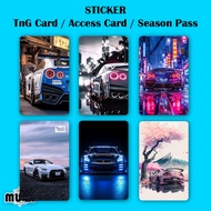 GTR TnG Card STICKER NFC STICKER Waterproof Thick Hard Material GTR Touch n Go Card STICKER