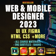 Programming Course - Web & Mobile Designer In 2023 For PC Windows - Learn UI UX Figma HTML CSS + Mod